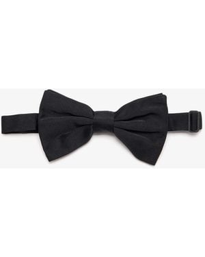 Dolce & Gabbana Silk Bow Tie - White
