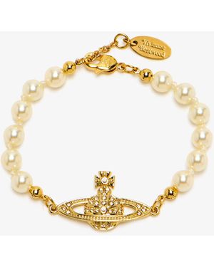 Vivienne Westwood Mini Bas Relief Bracelet - Metallic