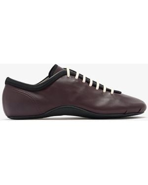 Dries Van Noten Leather Sneakers - Brown