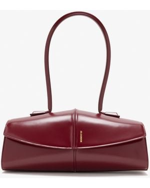 Jil Sander Linea Shoulder Bag - Red