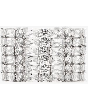 Self-Portrait Crystal Bracelet - White