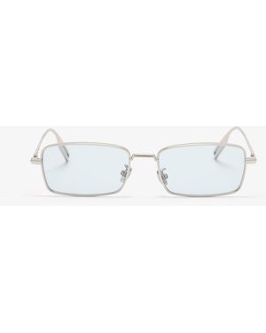 Dior Blacksuit S21U Rectangular Sunglasses - White