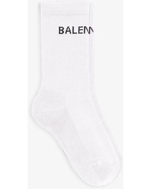 Balenciaga Logo Socks - White