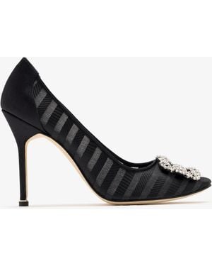 Manolo Blahnik Hangisila Pumps - Black
