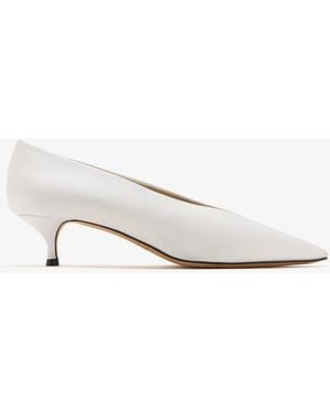 Le Monde Beryl Babouche Pumps - White
