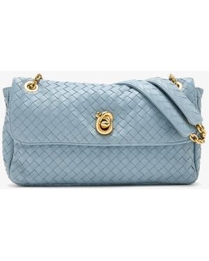 Bottega Veneta Madison Shoulder Bag - Blue