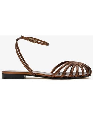 ALEVI Aura Flat Sandals - White