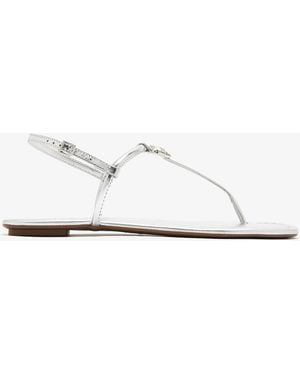 SCHUTZ SHOES Thong Flat Sandals - White