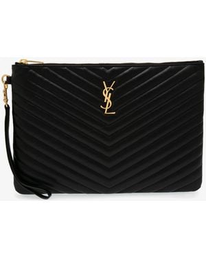Saint Laurent Monogramme Pouch - Black