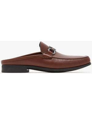 Ferragamo Gancini Ornament Slippers - Brown