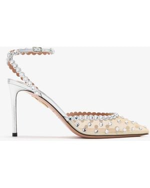 Aquazzura Tequila 85 Pumps - White