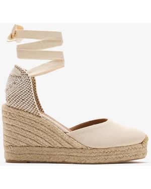 Luna Maria Wedge Espadrilles - Natural