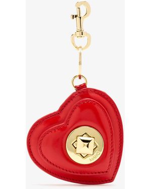 MANC Heart Charm - Red