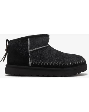 UGG Classic Ultra Mini Biarritz Boots - Black