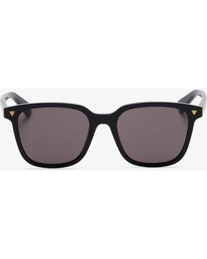 Bottega Veneta Triangle Studs Sunglasses - Gray