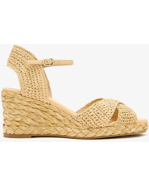 Stuart Weitzman Mirela Ii Wedge Espadrilles - Natural