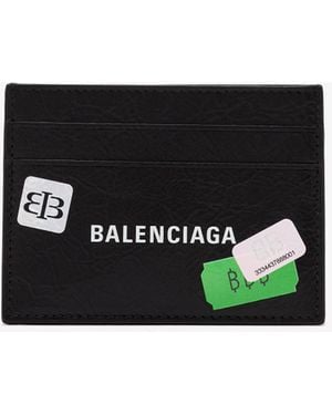 Balenciaga Cash Card Holder - Black