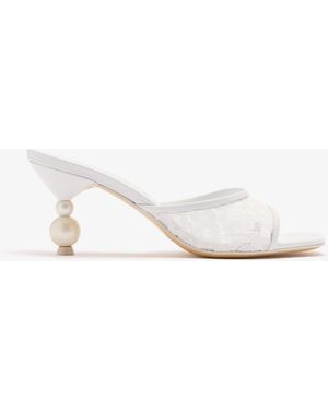 Sophia Webster Perla Low Mules - White