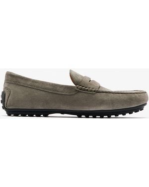 Tod's City Gommino Driving Shoes - Gray