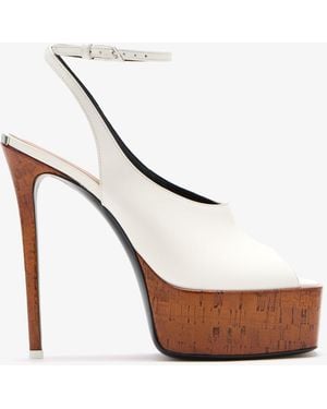 The Attico Ornella 140 Sandals - White