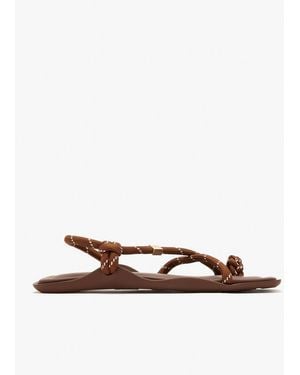 FLOWZE Flò Square Sandals - White