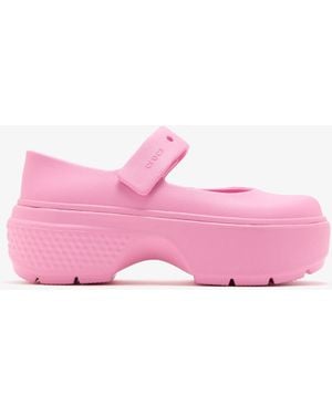 Crocs™ Stomp Mary Jane Shoes - Pink
