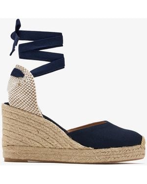 Luna Maria Wedge Espadrilles - Blue