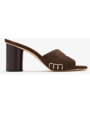 JW Anderson Suede Mules - Brown