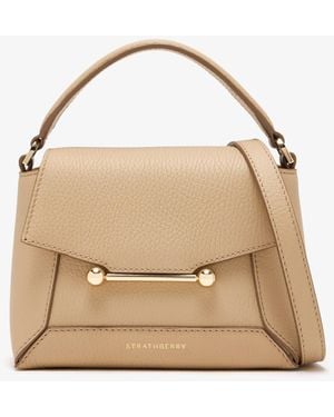 Strathberry Mosaic Nano Bag - Natural