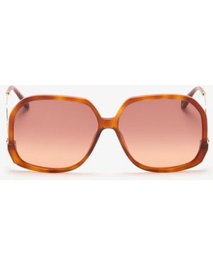 Chloé Wavy Sunglasses - Pink