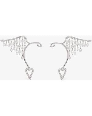 Basliq Angel Wing Earring - White