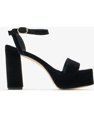 Andrea Gomez Becka Platform Sandals - Black
