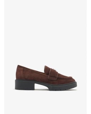 COACH Leah Loafers - Brown