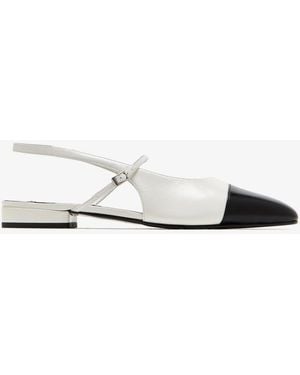 The Lline Willa Slingback Pumps - White