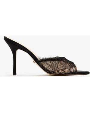 Mach & Mach Devon Mules - Black