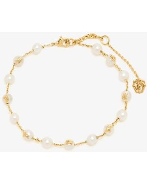 Burberry Knight Pearl Bracelet - White