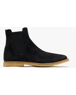 Common Projects Suede Chelsea Boots - Black