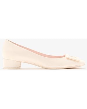Roger Vivier U Look Ballerinas - Natural