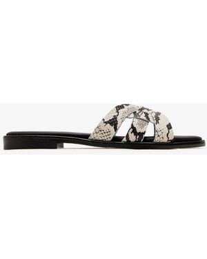 Luna Paloma Slide Sandals - White