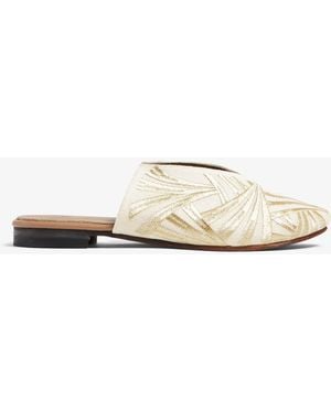 RAMLA Sahara Mules - White