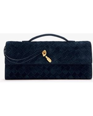 Bottega Veneta Andiamo Clutch - Blue
