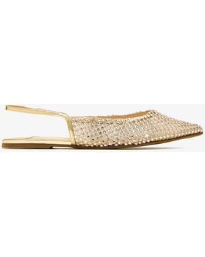 Le Silla Gilda Slingback Ballet Flats - White