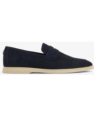 Bougeotte Suede Loafers - Blue