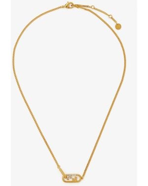 Fendi O'Lock Necklace - Metallic
