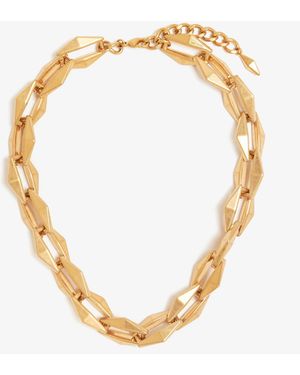 Jimmy Choo Diamond Chain Necklace - White