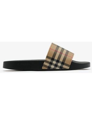 Burberry Furley Slides - White