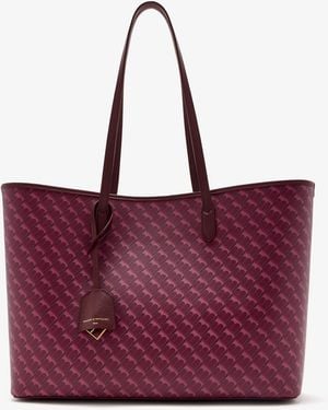 Tammy & Benjamin Monogram Shopper Tote - Red