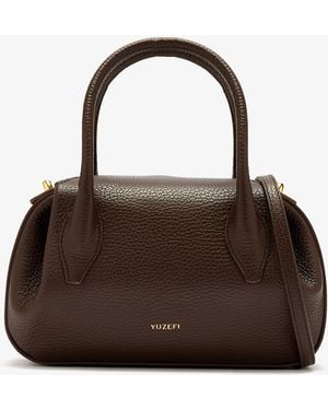 Yuzefi Oyster Mini Duffle Bag - Brown