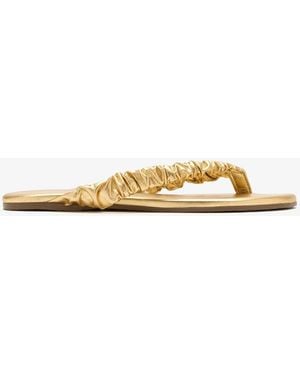 TKEES Savannah Flip Flops - Metallic