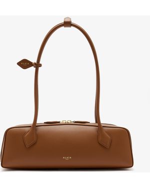 Alaïa Le Teckel Medium Shoulder Bag - White